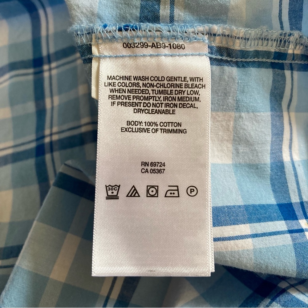 Columbia Rapid Rivers Button Up Plaid Shirt Short Sleeve Men's Size XL AM9132 - Picture 6 of 9